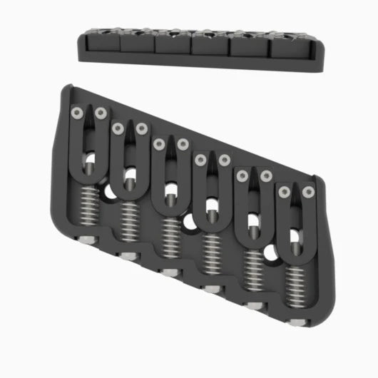 Hipshot Multi-Scale Fixed Guitar Bridge, 6 String